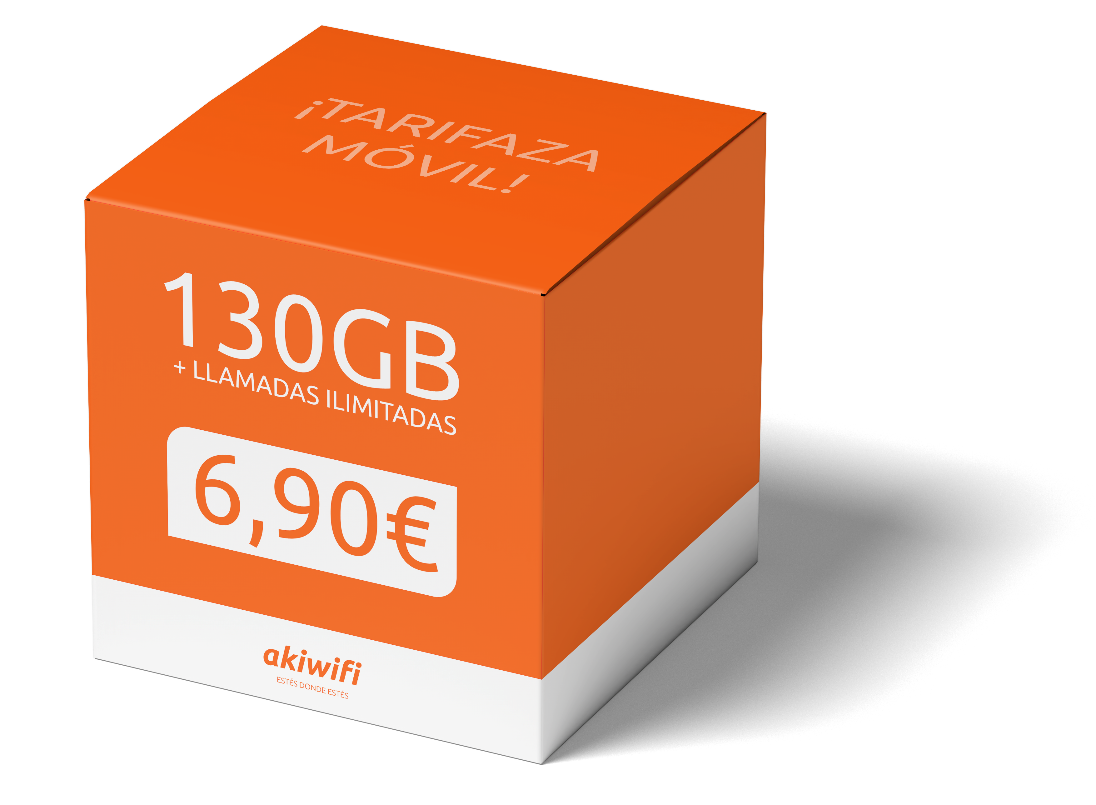 tarifa móvil akiwifi 130GB de datos con llamadas ilimitadas